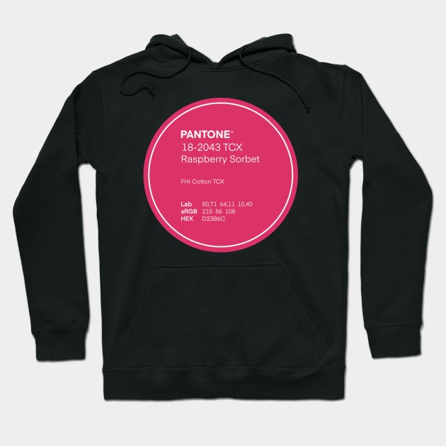 pantone 18-2043 TCX Hoodie by Shirleyy Shop Arts